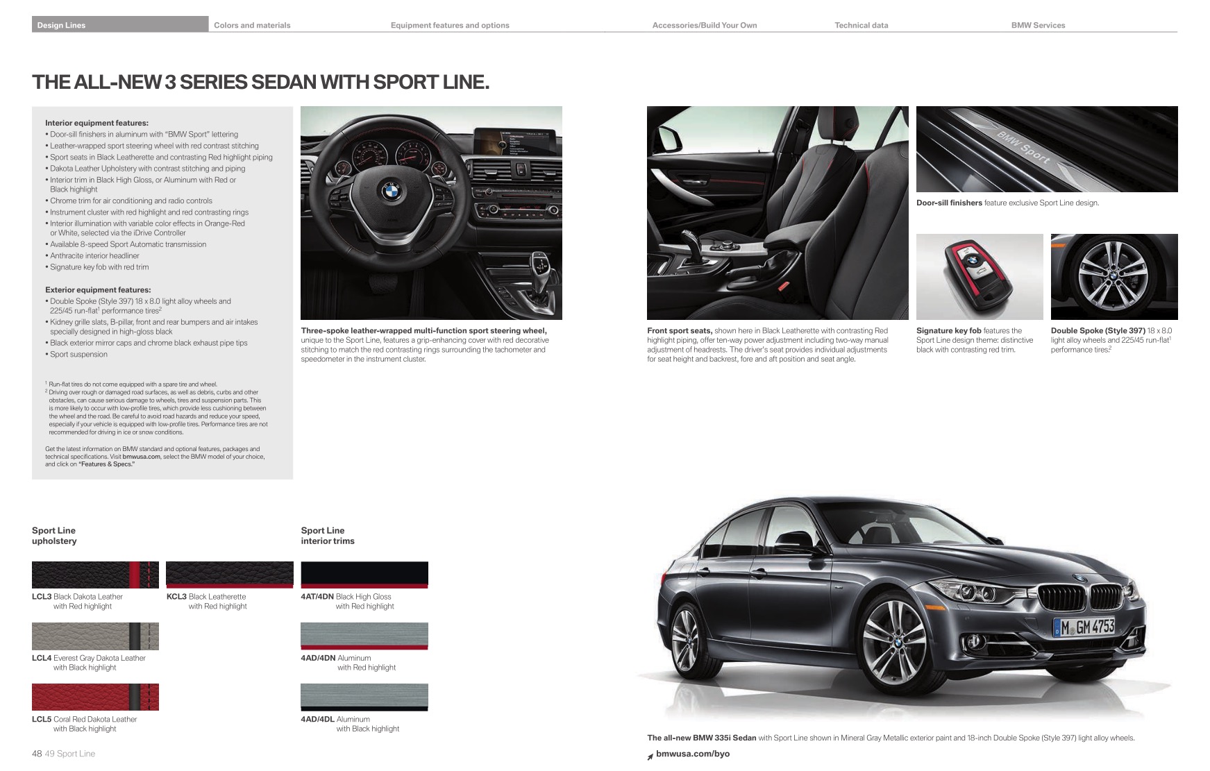 2012 BMW 3-Series Sedan Brochure Page 20